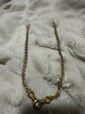 Gold Tone Statement Necklace